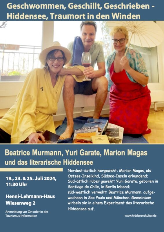 GGG Inseltexte gelesen von Beatrice Murmann, Yuri Garate & Marion Magas