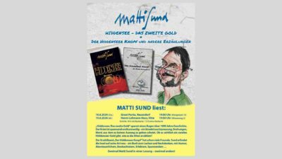 Lesung mit Matti Sund HIDDENSEE – DAS ZWEITE GOLD & Der Hiddenseer Knopf und andere Erzählungen