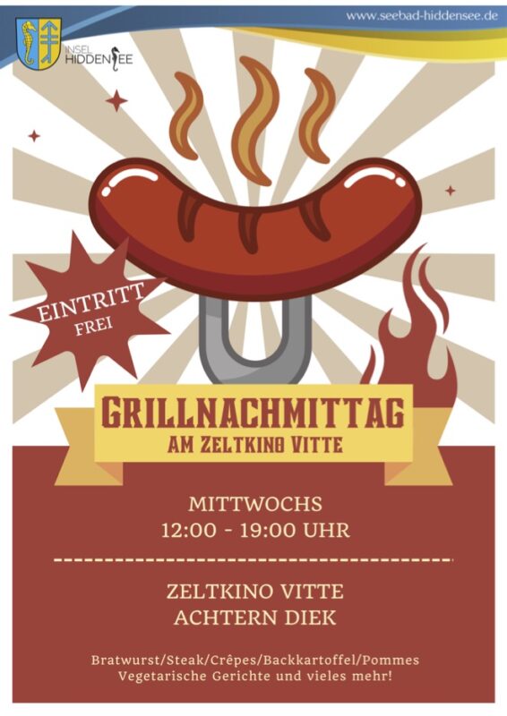 Grill - & Familiennachmittag am Zeltkino Vitte