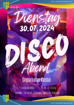 DISCO / Dance Night am Seglerhafen Kloster
