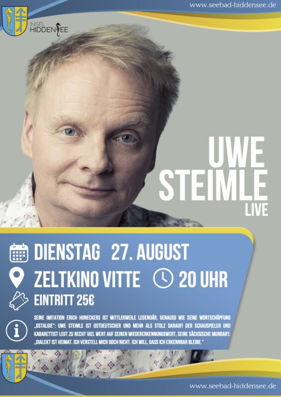 Uwe Steimle - Live zu Gast im Zeltkino Hiddensee