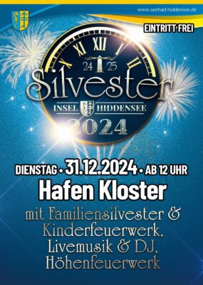 Silvester auf Hiddensee - inkl. Familiensilvester und Höhenfeuerwerk im beheizten Festzelt - Eintritt frei